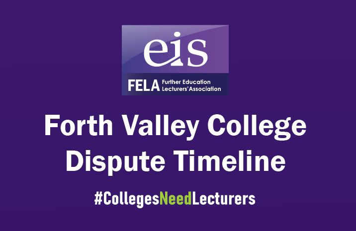 Forth Valley College Dispute Timeline